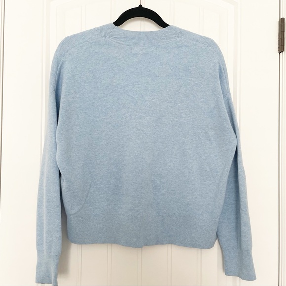 InWear Tenley V neck Pullover Sweater in Blue Size Small - Picture 5 of 13
